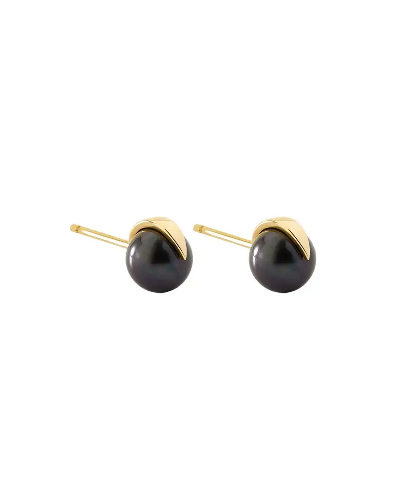 Jennifer Fisher Freshwater Pearl Stud Black