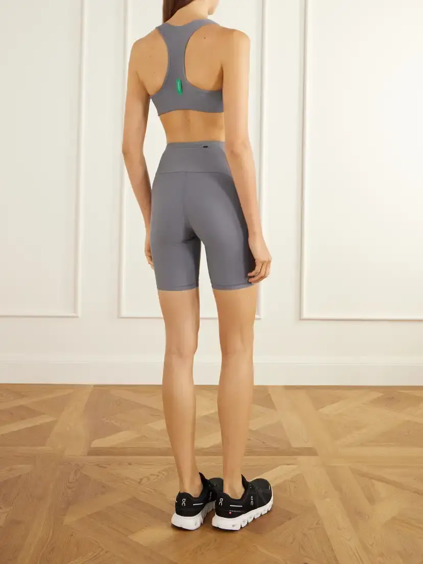 District Vision Logo-appliquéd Jersey Medium Support Sports Bra | Thumbnail 3 District Vision Logo-appliquéd Jersey Medium Support Sports Bra | Thumbnail 3