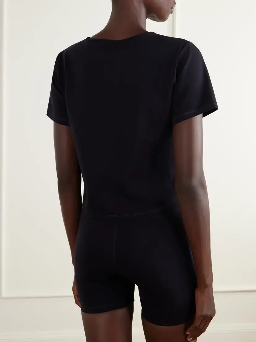 District Vision Cropped Logo-appliquéd Stretch-jersey T-shirt | Thumbnail 3 District Vision Cropped Logo-appliquéd Stretch-jersey T-shirt | Thumbnail 3