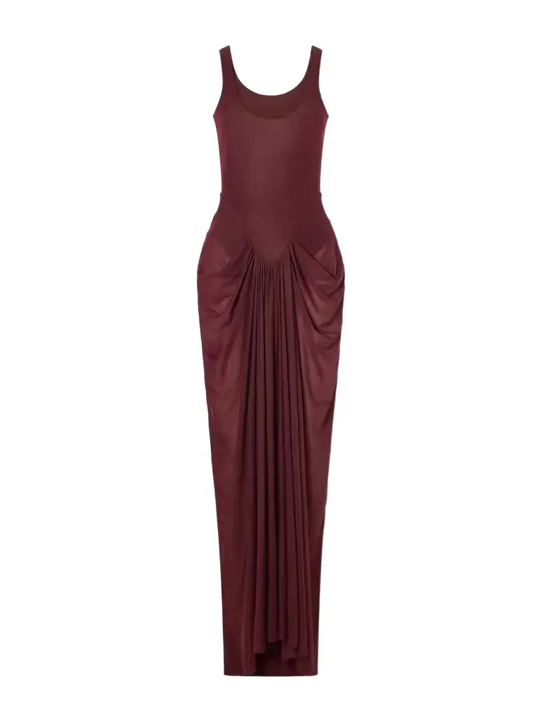Aria Ruched Jersey Maxi Dress Aria Ruched Jersey Maxi Dress