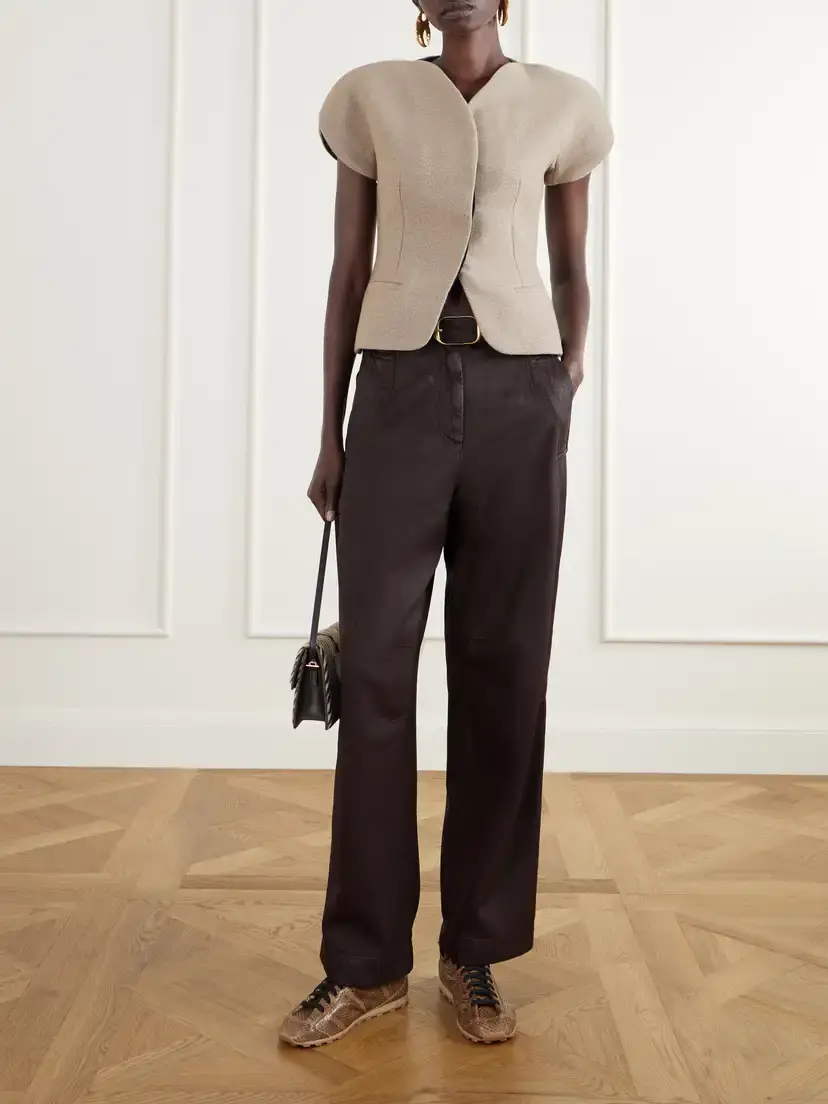 Jacquemus Les Tennis Snake-effect Leather Sneakers | Thumbnail 4