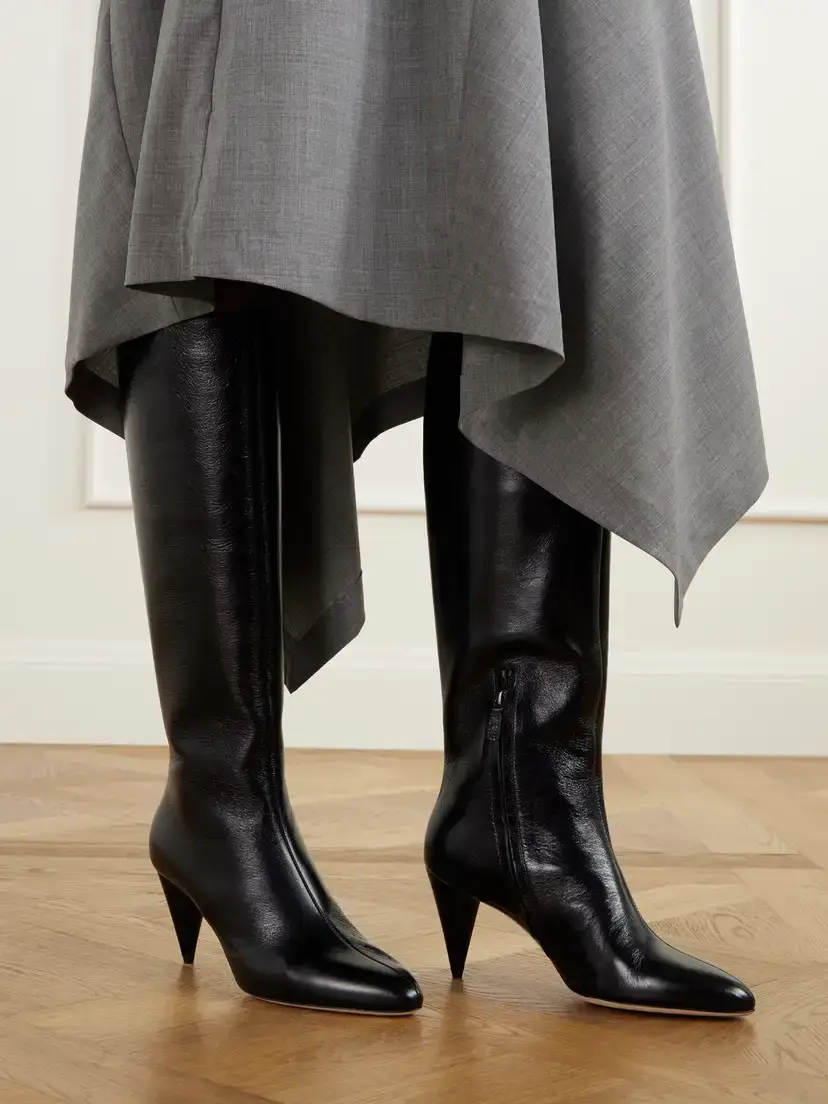Victoria Beckham Maverick 80 Leather Knee Boots | Thumbnail 2 Victoria Beckham Maverick 80 Leather Knee Boots | Thumbnail 2