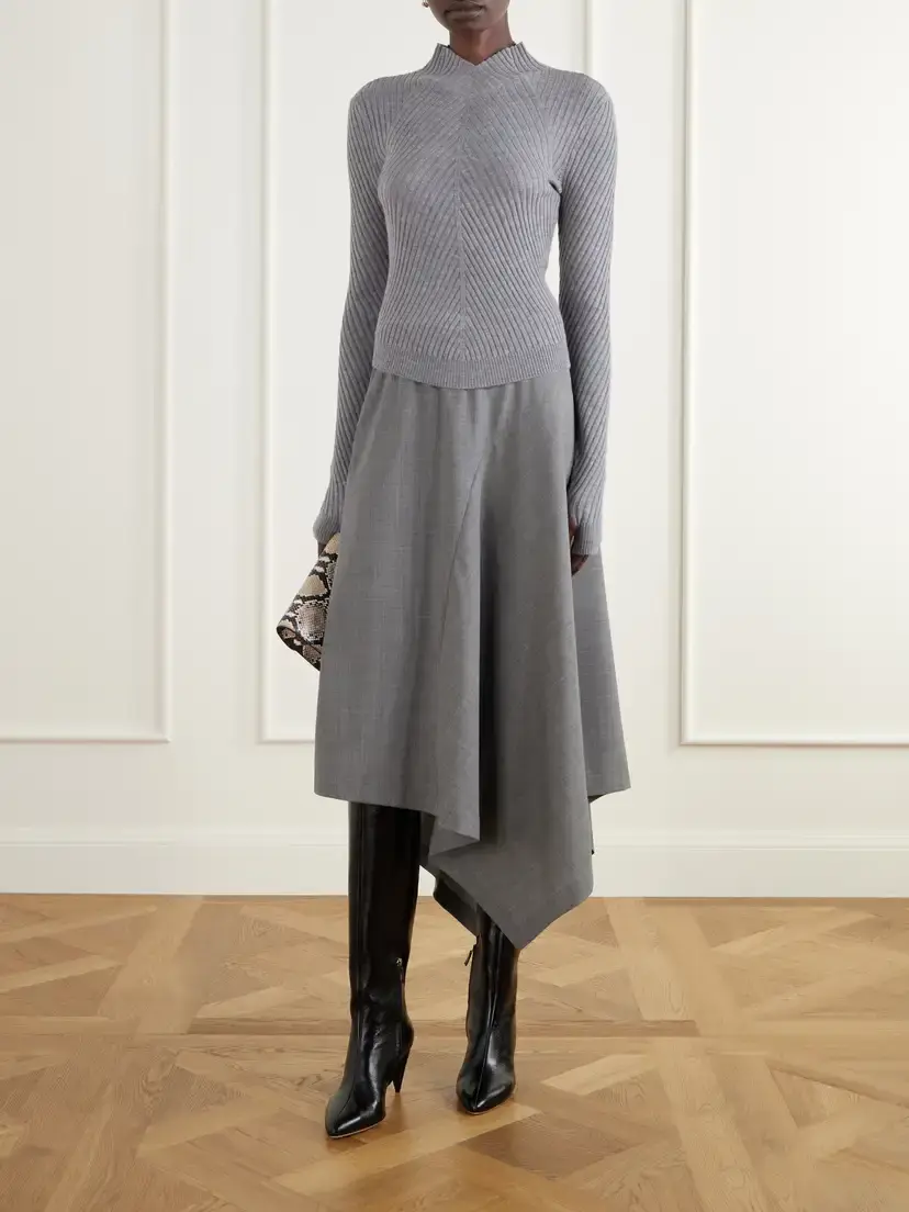 Victoria Beckham Maverick 80 Leather Knee Boots | Thumbnail 4 Victoria Beckham Maverick 80 Leather Knee Boots | Thumbnail 4