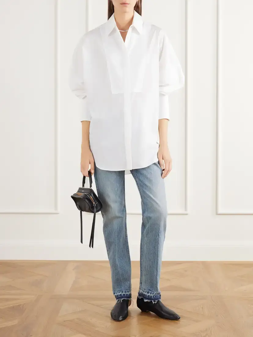 RÙADH The Dover Tux Organic Cotton-poplin Shirt | Thumbnail 2 RÙADH The Dover Tux Organic Cotton-poplin Shirt | Thumbnail 2