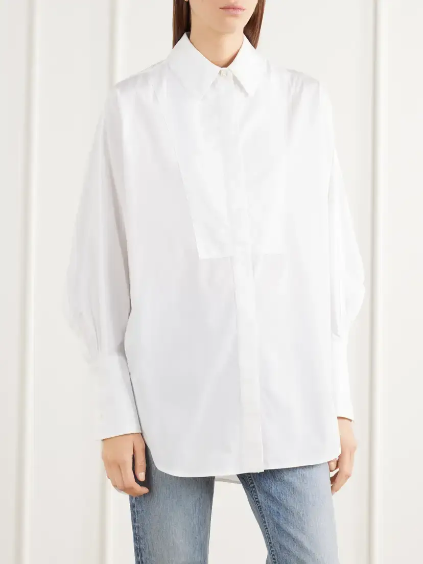 RÙADH The Dover Tux Organic Cotton-poplin Shirt | Thumbnail 3 RÙADH The Dover Tux Organic Cotton-poplin Shirt | Thumbnail 3