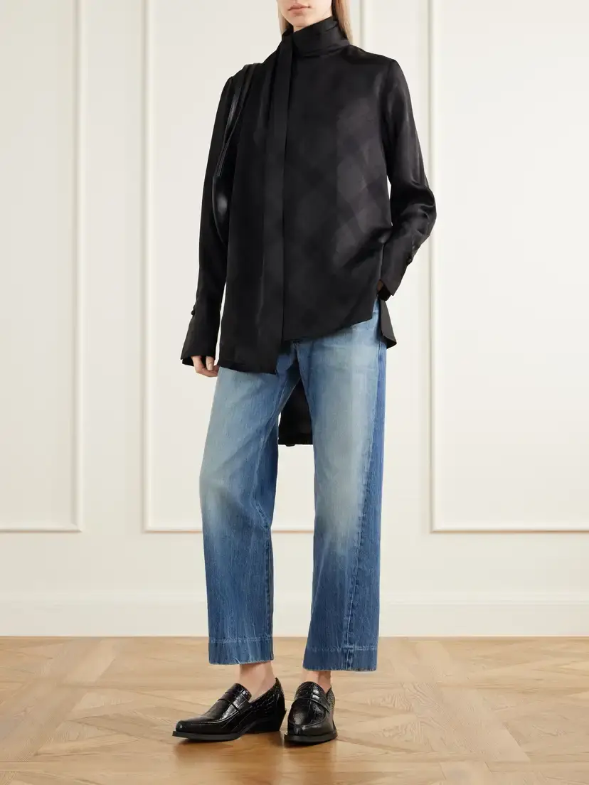RÙADH The Bijou Cropped Recycled Low-rise Straight-leg Jeans | Thumbnail 2 RÙADH The Bijou Cropped Recycled Low-rise Straight-leg Jeans | Thumbnail 2