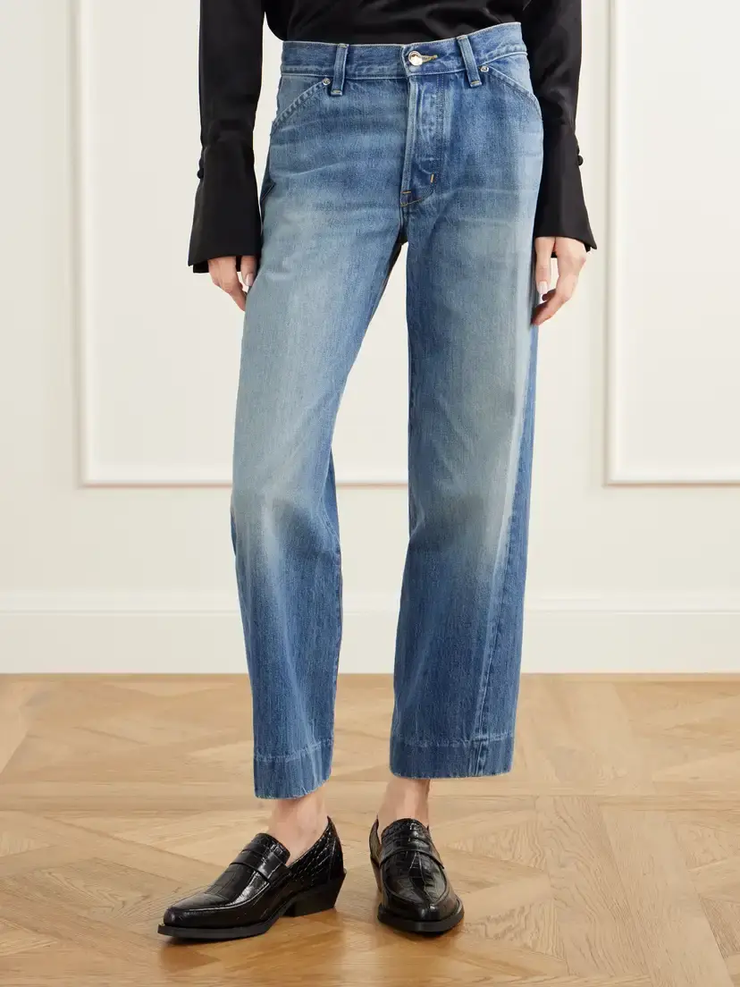 RÙADH The Bijou Cropped Recycled Low-rise Straight-leg Jeans | Thumbnail 3 RÙADH The Bijou Cropped Recycled Low-rise Straight-leg Jeans | Thumbnail 3