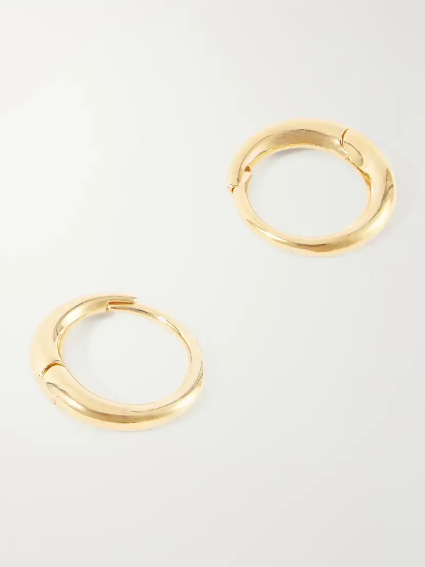 Sophie Buhai Medium Nouveau Gold-tone Sterling Silver Hoop Earrings | Thumbnail 3 Sophie Buhai Medium Nouveau Gold-tone Sterling Silver Hoop Earrings | Thumbnail 3