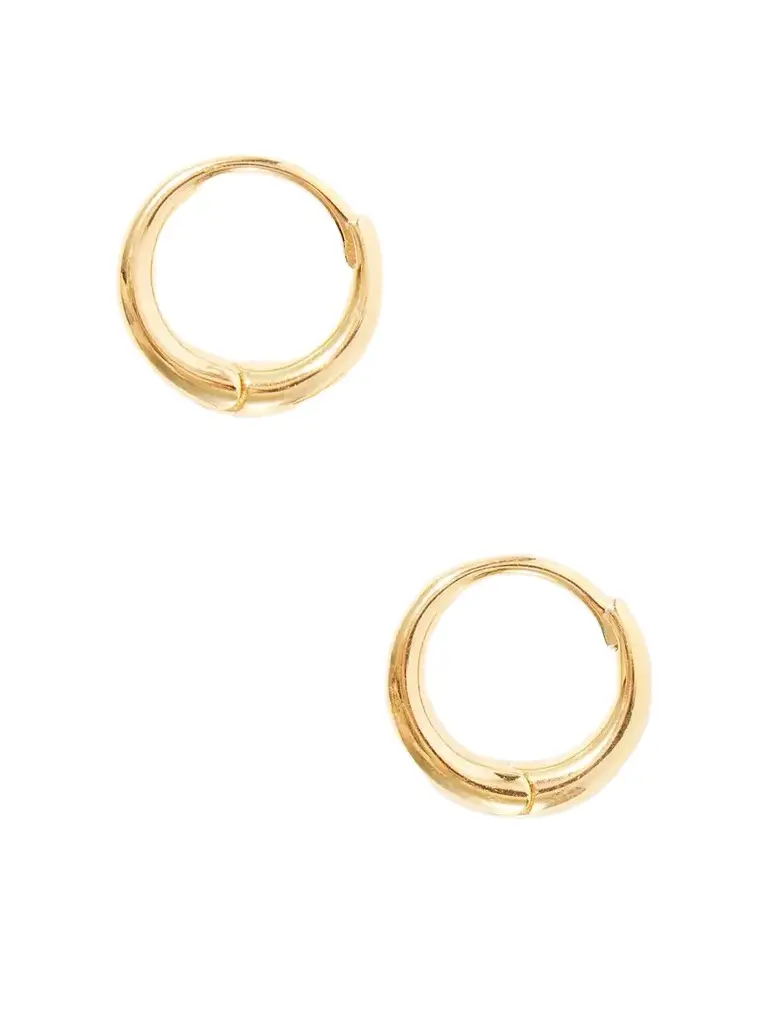 Sophie Buhai Medium Nouveau Gold-tone Sterling Silver Hoop Earrings