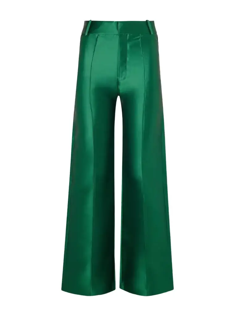 Yoshitomo Pintucked Taffeta Straight-leg Pants Yoshitomo Pintucked Taffeta Straight-leg Pants