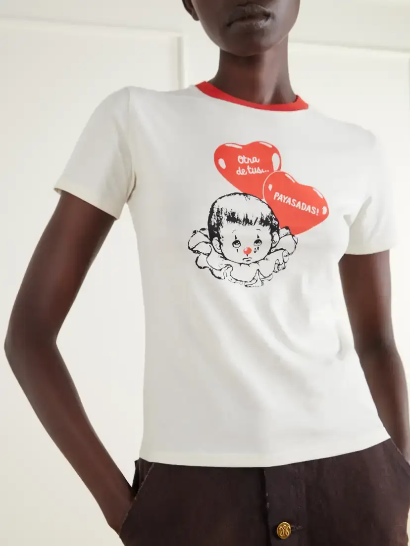 Willy Chavarria Payasadas! Printed Cotton-jersey T-shirt | Thumbnail 5 Willy Chavarria Payasadas! Printed Cotton-jersey T-shirt | Thumbnail 5