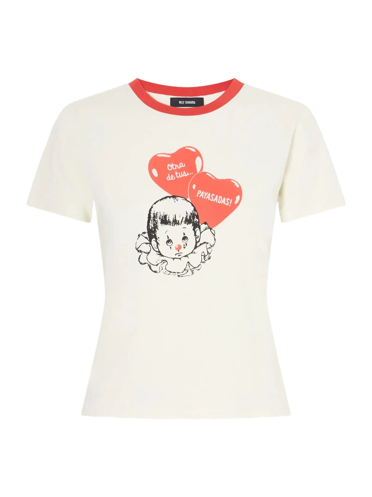 Willy Chavarria Payasadas! Printed Cotton-jersey T-shirt