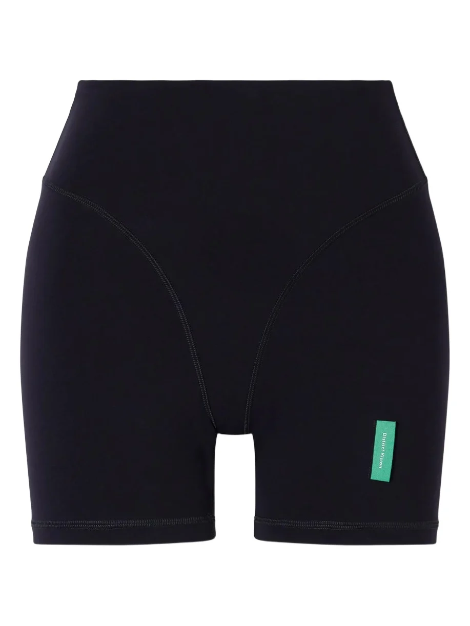 District Vision Logo-appliquéd 5'' Stretch-knit Shorts