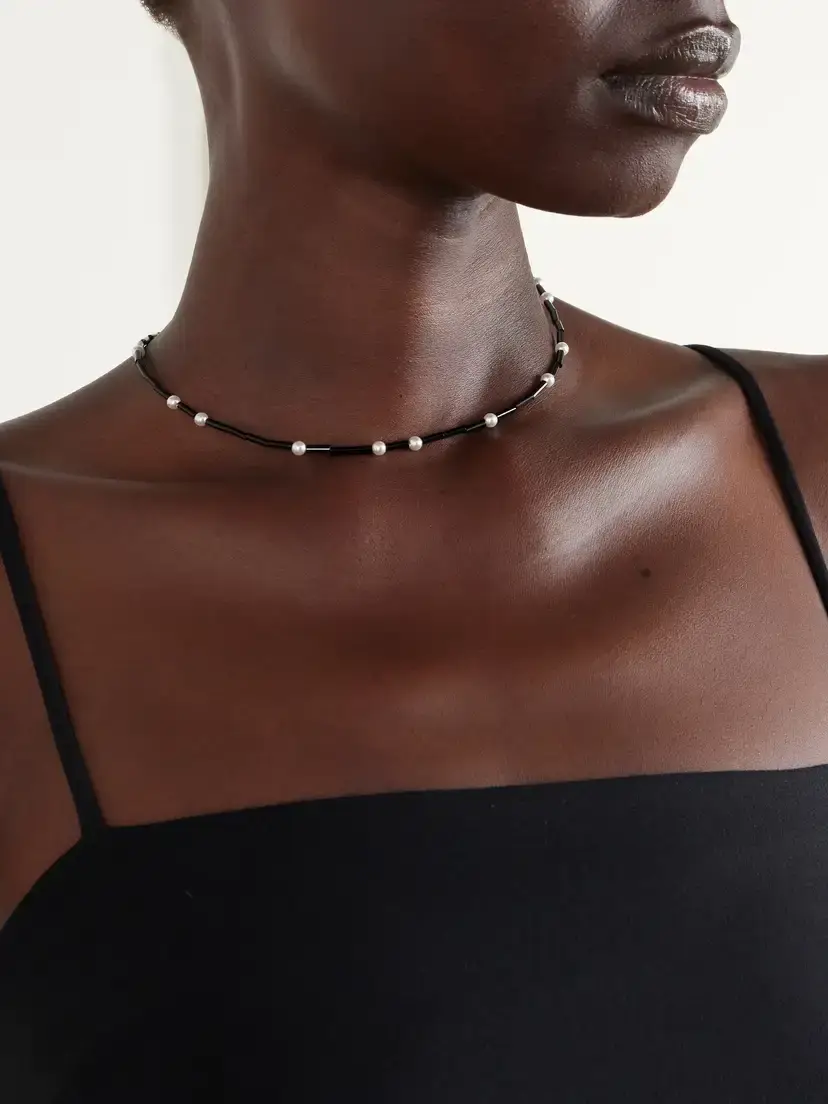 Sophie Buhai Night Sky Sterling Silver, Pearl And Onyx Beaded Necklace | Thumbnail 2 Sophie Buhai Night Sky Sterling Silver, Pearl And Onyx Beaded Necklace | Thumbnail 2