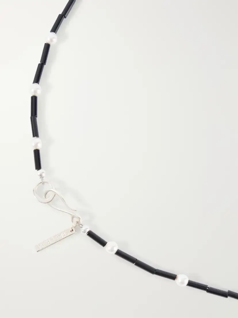 Sophie Buhai Night Sky Sterling Silver, Pearl And Onyx Beaded Necklace | Thumbnail 3 Sophie Buhai Night Sky Sterling Silver, Pearl And Onyx Beaded Necklace | Thumbnail 3