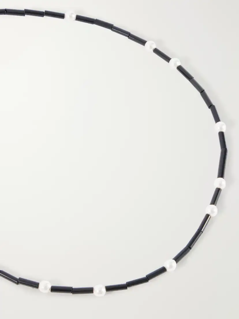Sophie Buhai Night Sky Sterling Silver, Pearl And Onyx Beaded Necklace | Thumbnail 4 Sophie Buhai Night Sky Sterling Silver, Pearl And Onyx Beaded Necklace | Thumbnail 4
