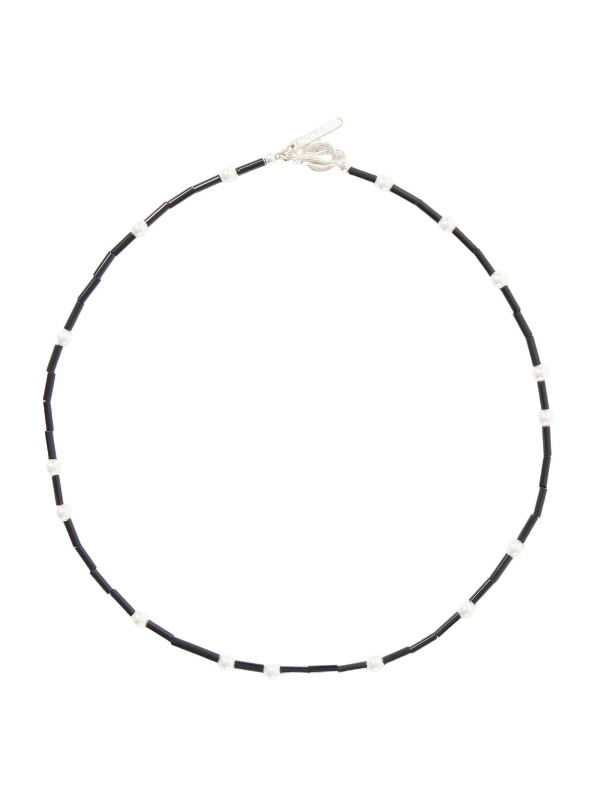 Sophie Buhai Night Sky Sterling Silver, Pearl And Onyx Beaded Necklace