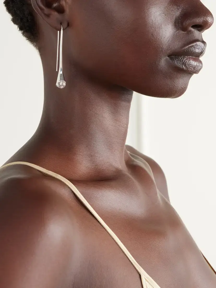 Sophie Buhai Vienna Sterling Silver And Quartz Earrings | Thumbnail 2