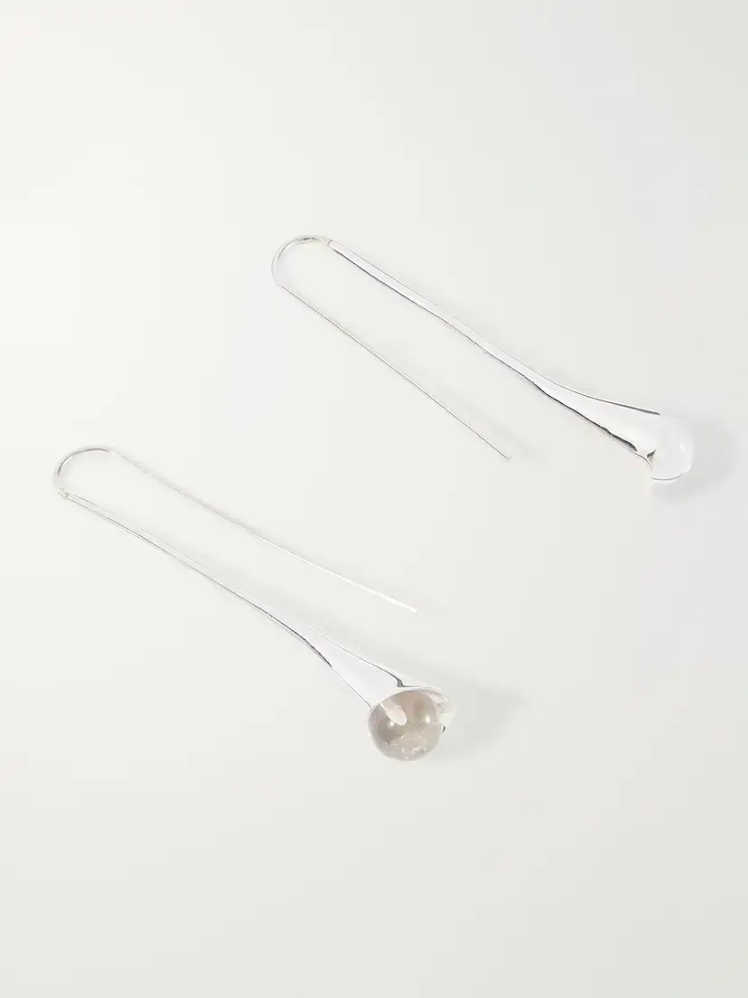Sophie Buhai Vienna Sterling Silver And Quartz Earrings | Thumbnail 3