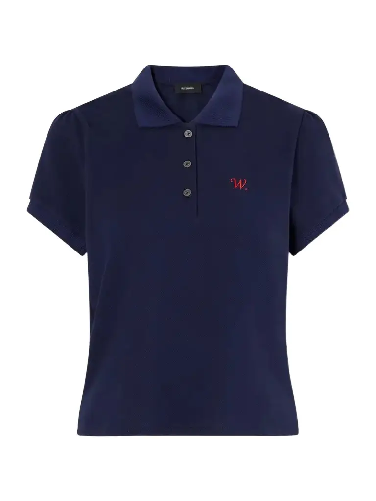 Chavela Logo-embroidered Cotton-piqué Polo Shirt