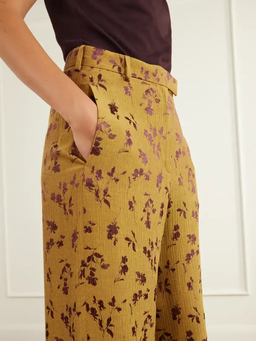 Dries Van Noten Floral-jacquard Cloqué Wide-leg Pants | Thumbnail 4 Dries Van Noten Floral-jacquard Cloqué Wide-leg Pants | Thumbnail 4