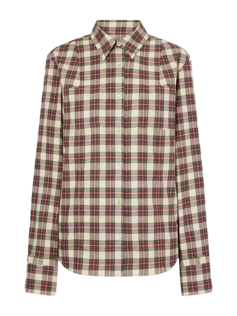 Checked Cotton-flannel Shirt Checked Cotton-flannel Shirt