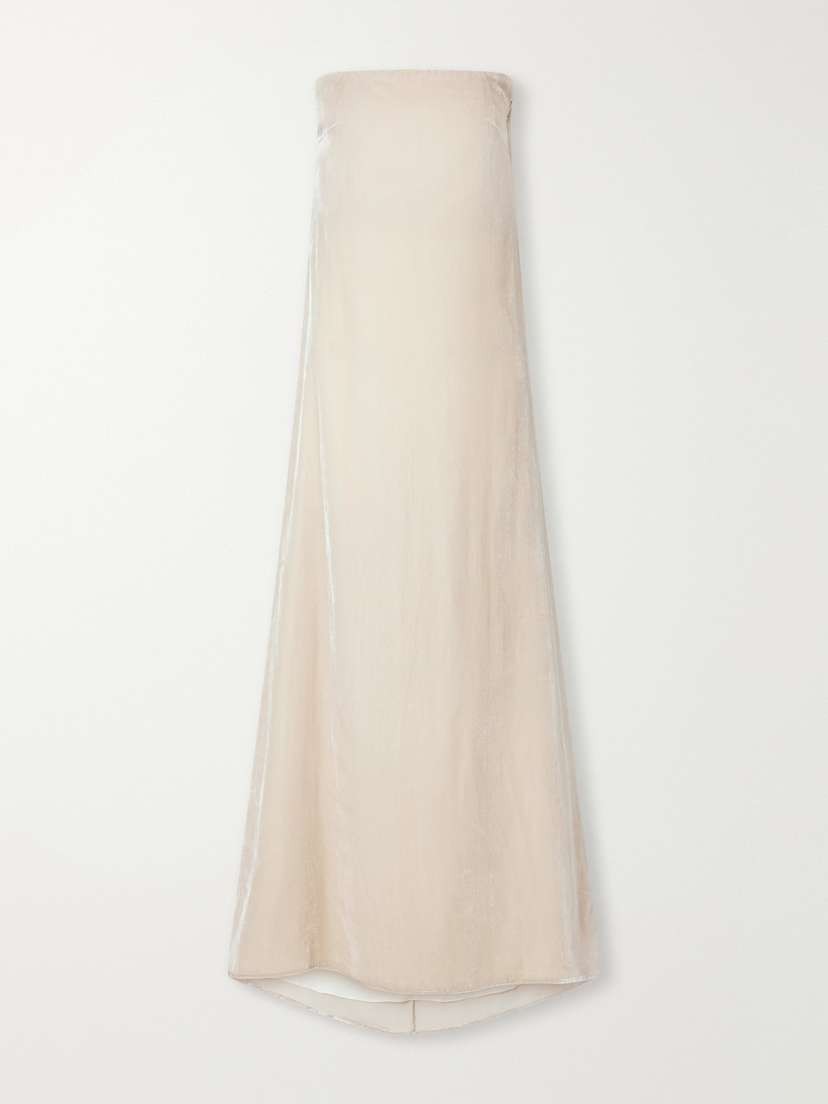 Diana Strapless Velvet Gown Diana Strapless Velvet Gown