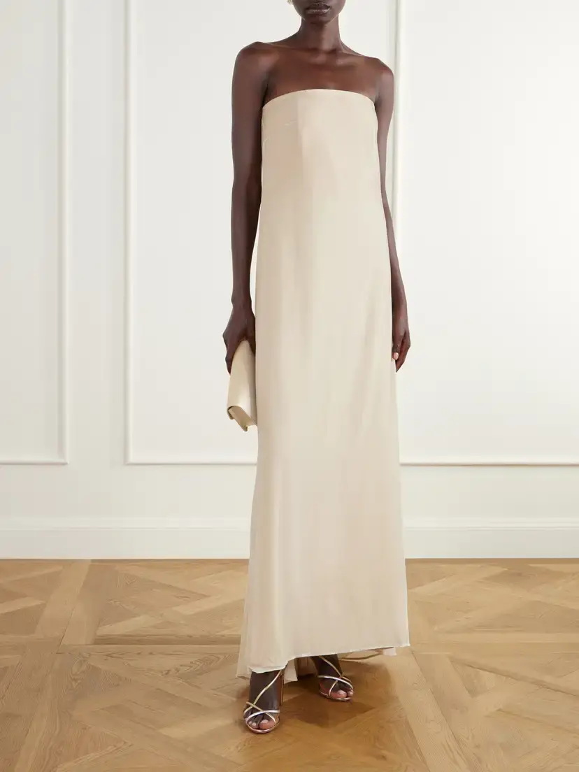 Abadia Diana Strapless Velvet Gown | Thumbnail 2 Abadia Diana Strapless Velvet Gown | Thumbnail 2