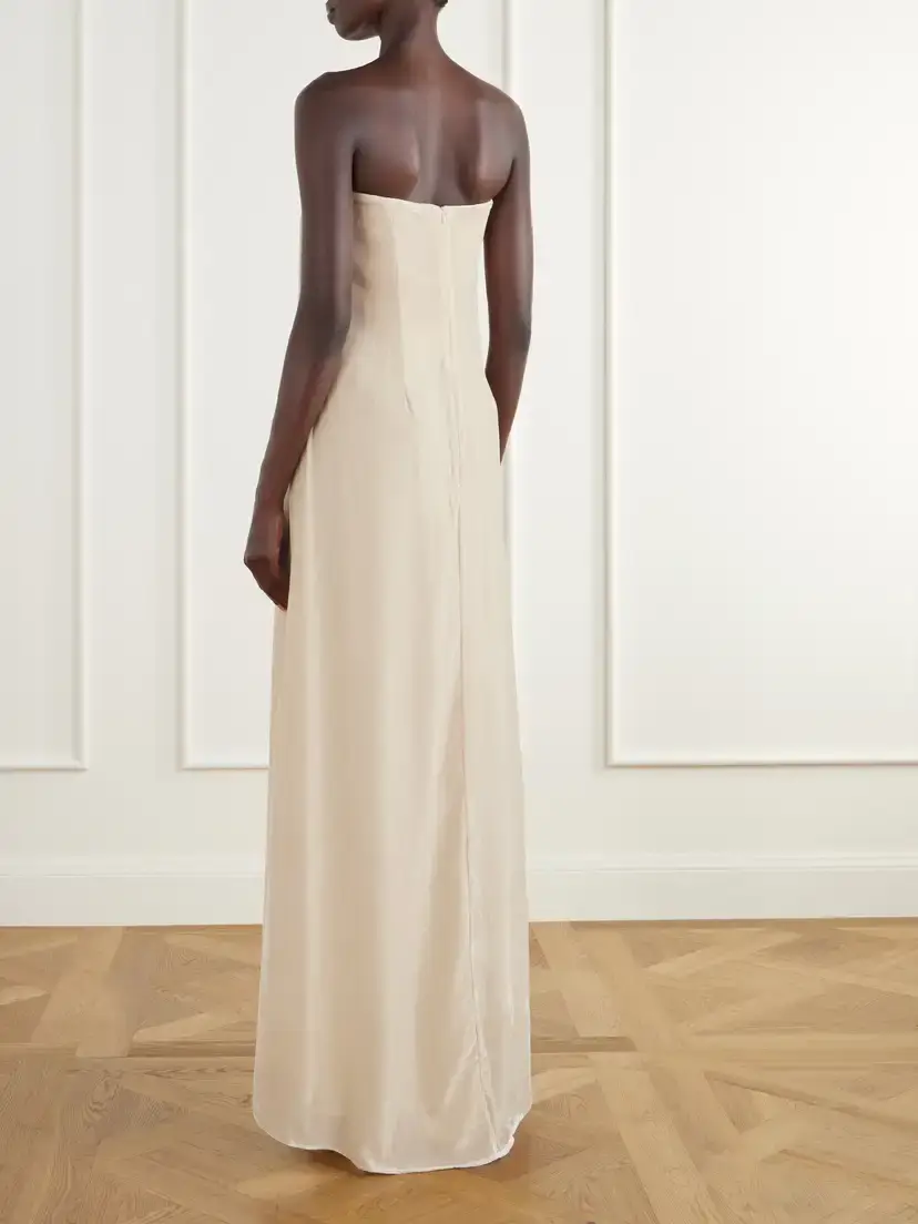 Abadia Diana Strapless Velvet Gown | Thumbnail 3 Abadia Diana Strapless Velvet Gown | Thumbnail 3