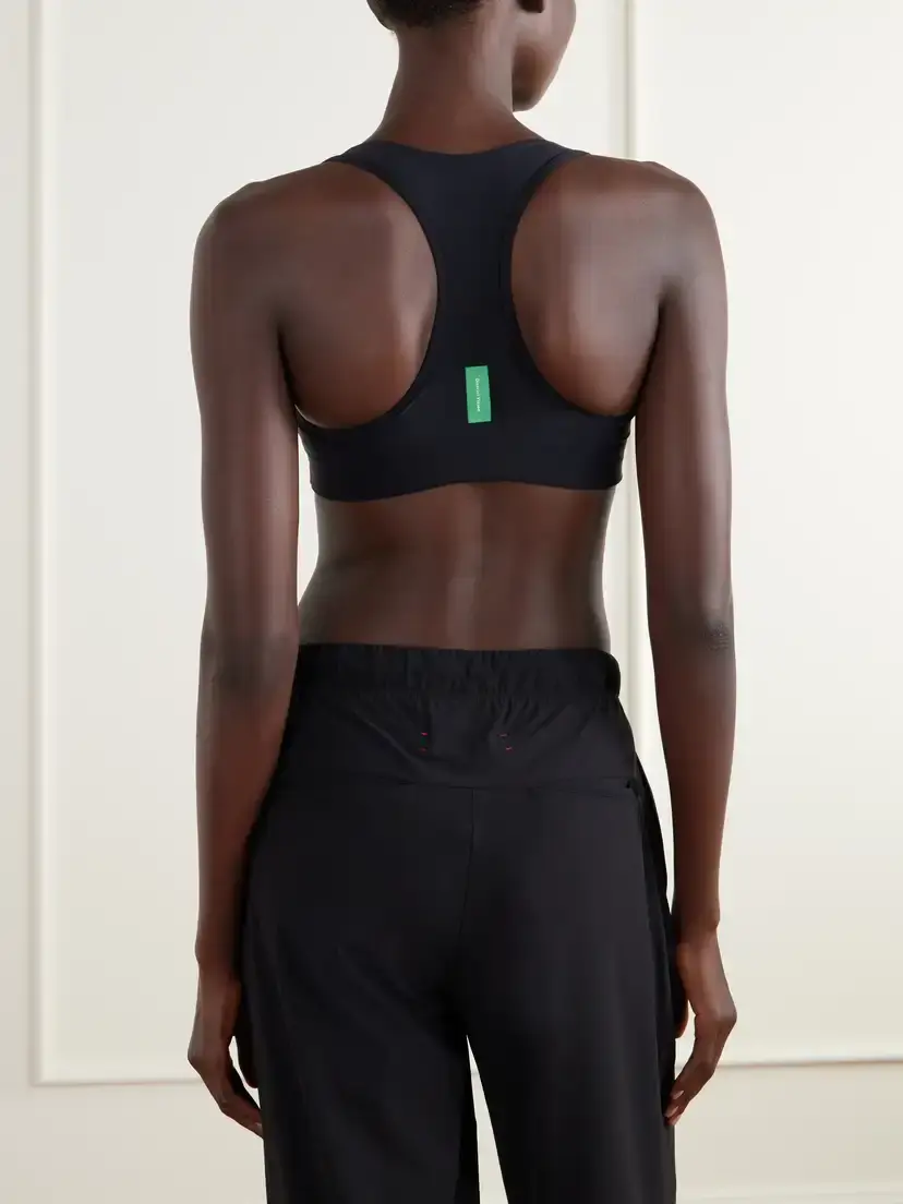 District Vision Logo-appliquéd Jersey Medium Support Sports Bra | Thumbnail 4 District Vision Logo-appliquéd Jersey Medium Support Sports Bra | Thumbnail 4