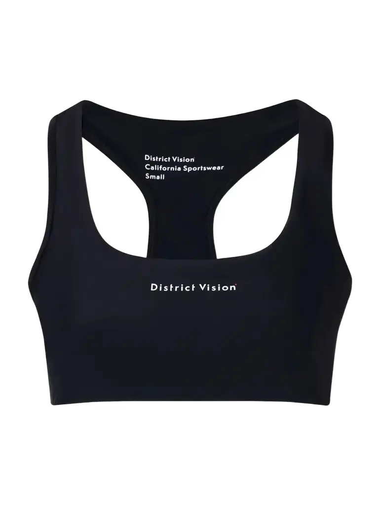 District Vision Logo-appliquéd Jersey Medium Support Sports Bra