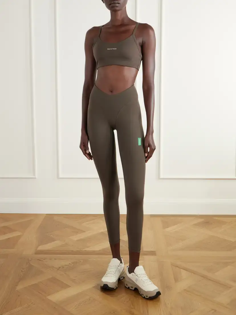 District Vision Logo-appliquéd Jersey Light-support Sports Bra | Thumbnail 2 District Vision Logo-appliquéd Jersey Light-support Sports Bra | Thumbnail 2