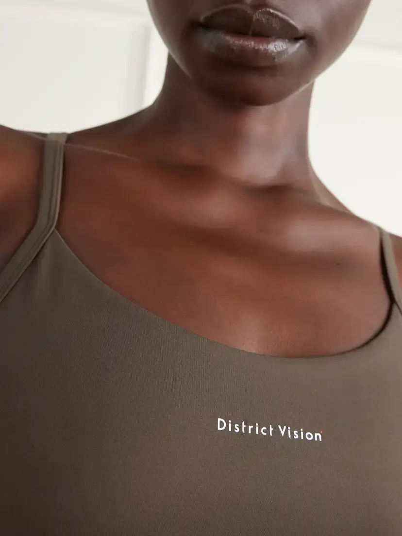 District Vision Logo-appliquéd Jersey Light-support Sports Bra | Thumbnail 4 District Vision Logo-appliquéd Jersey Light-support Sports Bra | Thumbnail 4