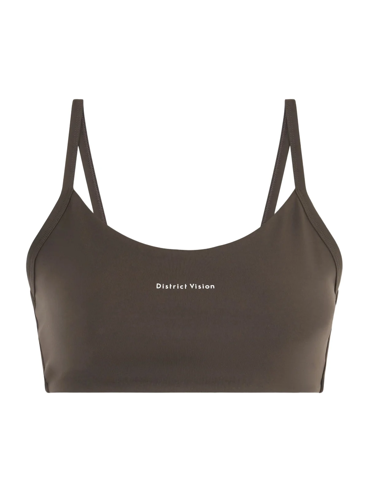 District Vision Logo-appliquéd Jersey Light-support Sports Bra