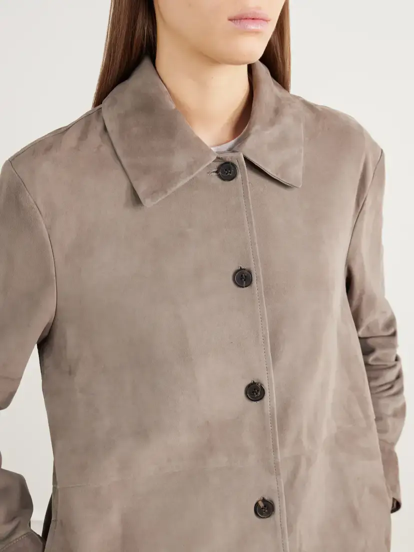 ARMA Vicky Paneled Suede Jacket | Thumbnail 5 ARMA Vicky Paneled Suede Jacket | Thumbnail 5