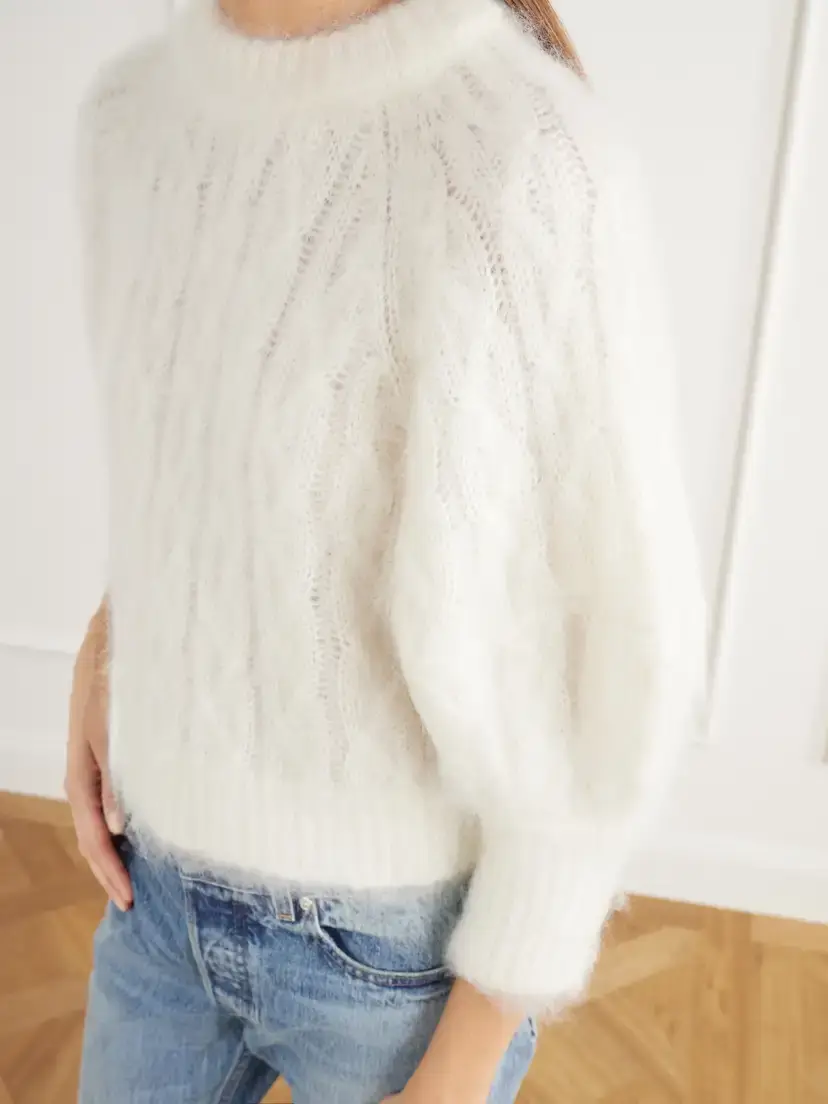 RÙADH The Chalmers Brushed Cable-knit Mohair-blend Sweater | Thumbnail 5 RÙADH The Chalmers Brushed Cable-knit Mohair-blend Sweater | Thumbnail 5