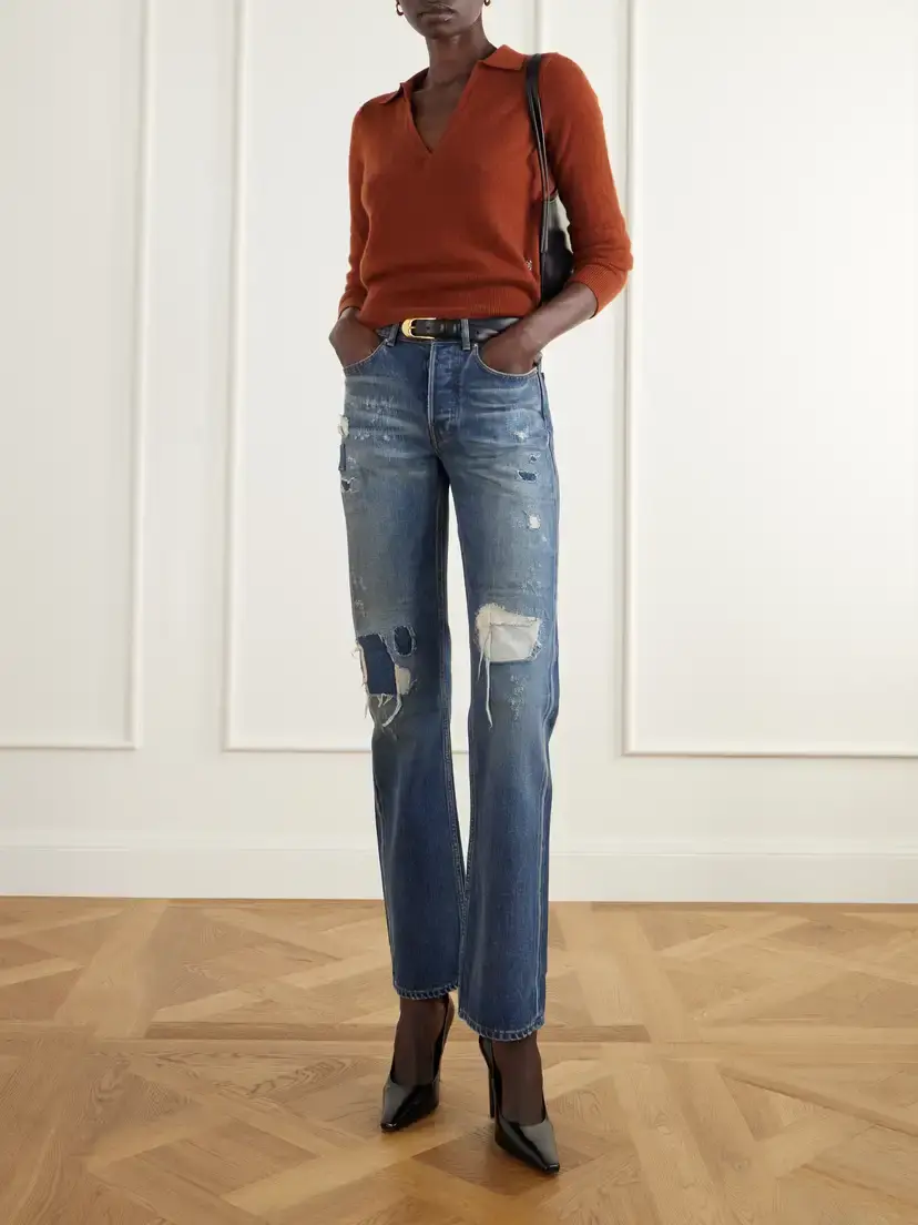 ÉTERNE Vance Cashmere Polo Sweater | Thumbnail 2 ÉTERNE Vance Cashmere Polo Sweater | Thumbnail 2