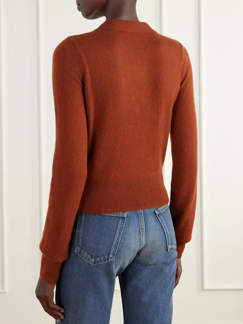 ÉTERNE Vance Cashmere Polo Sweater | Thumbnail 4 ÉTERNE Vance Cashmere Polo Sweater | Thumbnail 4