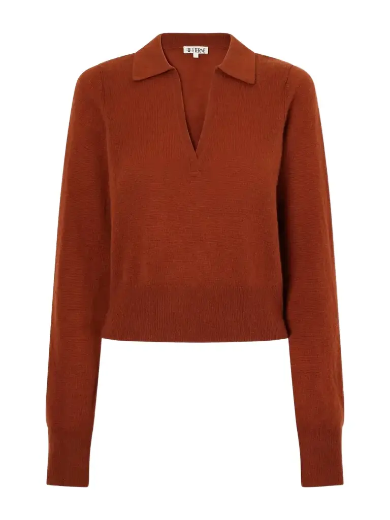 Vance Cashmere Polo Sweater Vance Cashmere Polo Sweater