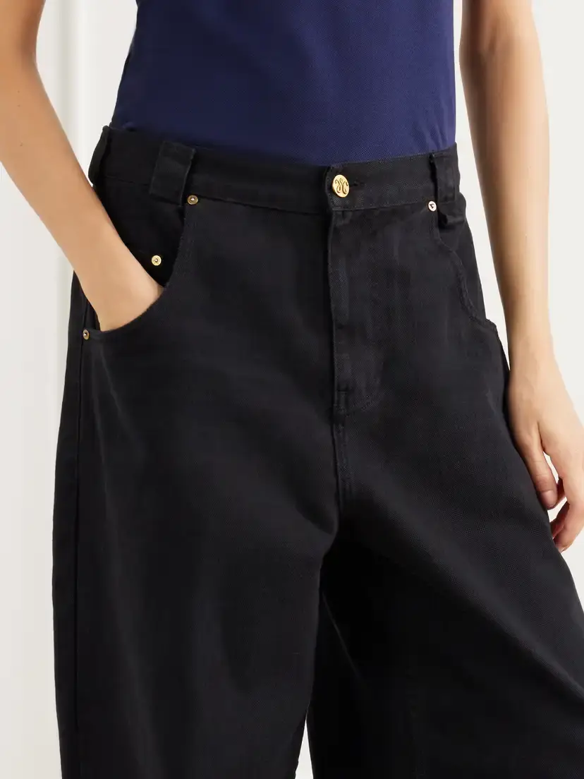 Willy Chavarria Bad Girl Faded Mid-rise Wide-leg Jeans | Thumbnail 5 Willy Chavarria Bad Girl Faded Mid-rise Wide-leg Jeans | Thumbnail 5