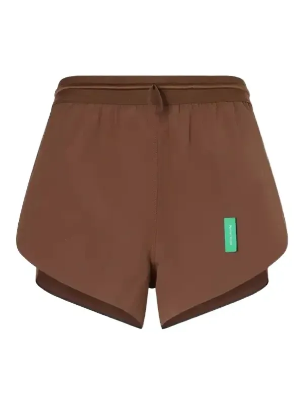 District Vision Split Logo-appliquéd 2'' Two-way Stretch Shell Running Shorts
