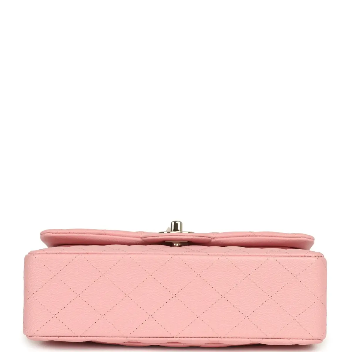 Chanel Chanel Small Classic Double Flap Bag Pink Shiny Caviar Light Gold Hardware | Thumbnail 6 Chanel Chanel Small Classic Double Flap Bag Pink Shiny Caviar Light Gold Hardware | Thumbnail 6
