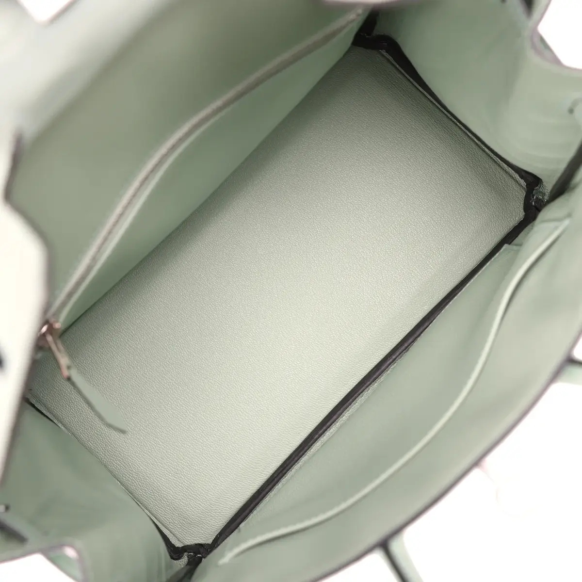 HERMÈS Hermes Birkin 25 Vert D'Eau Matte Alligator Palladium Hardware | Thumbnail 8 HERMÈS Hermes Birkin 25 Vert D'Eau Matte Alligator Palladium Hardware | Thumbnail 8