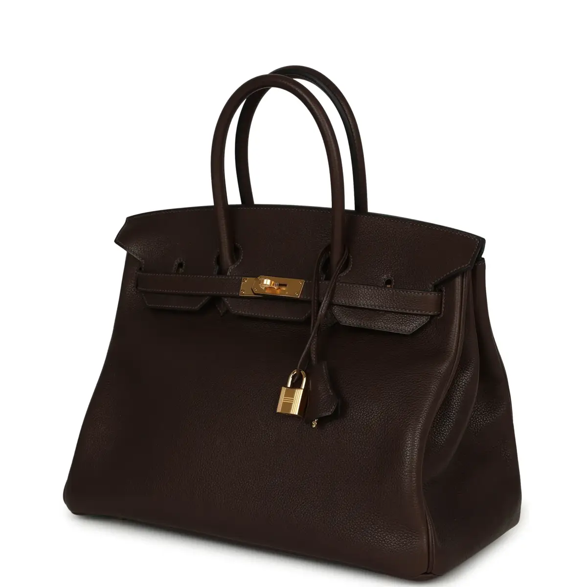 HERMÈS Hermes Birkin 35 Ebene Barenia Faubourg Gold Hardware | Thumbnail 5 HERMÈS Hermes Birkin 35 Ebene Barenia Faubourg Gold Hardware | Thumbnail 5