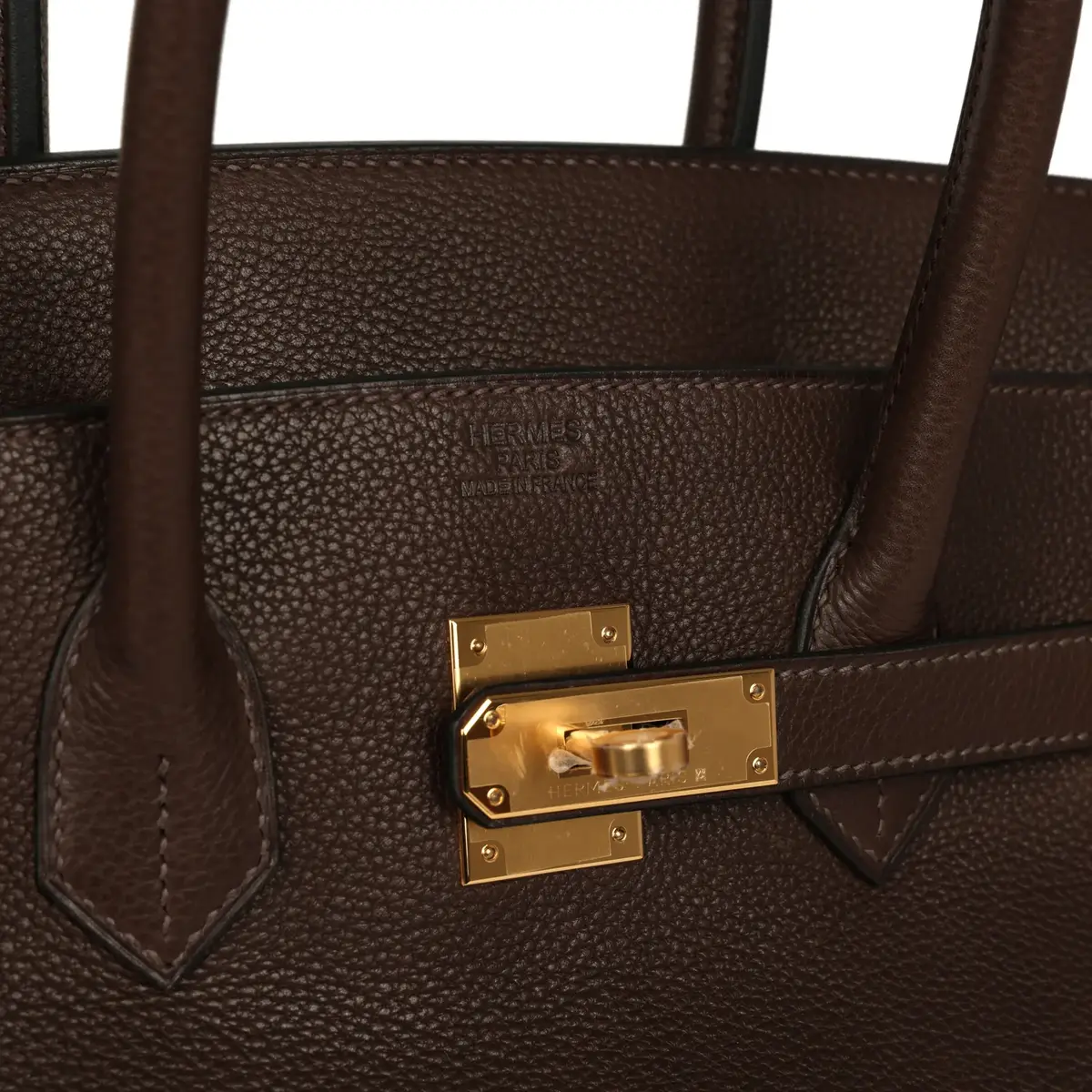 HERMÈS Hermes Birkin 35 Ebene Barenia Faubourg Gold Hardware | Thumbnail 7 HERMÈS Hermes Birkin 35 Ebene Barenia Faubourg Gold Hardware | Thumbnail 7