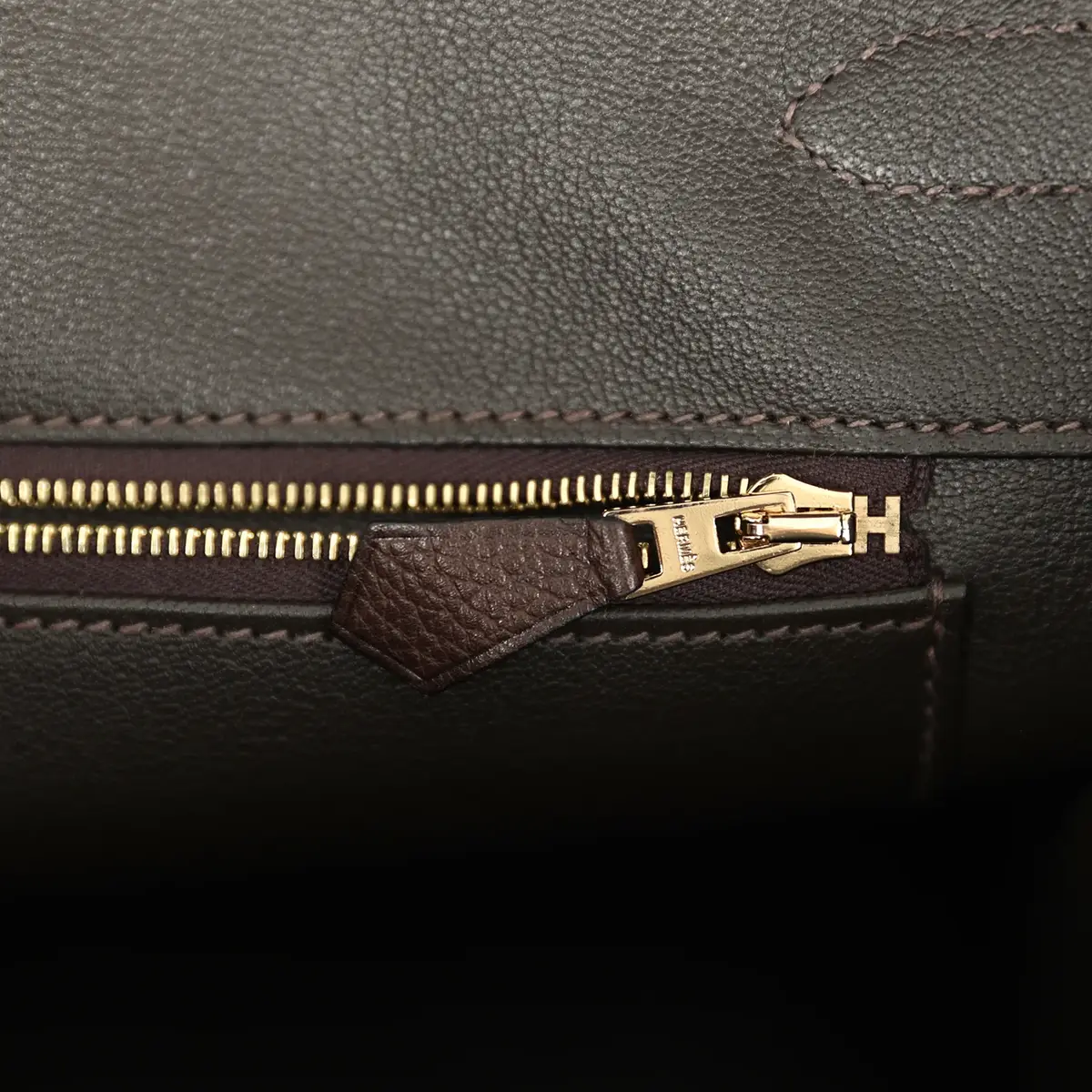 HERMÈS Hermes Birkin 35 Ebene Barenia Faubourg Gold Hardware | Thumbnail 9 HERMÈS Hermes Birkin 35 Ebene Barenia Faubourg Gold Hardware | Thumbnail 9