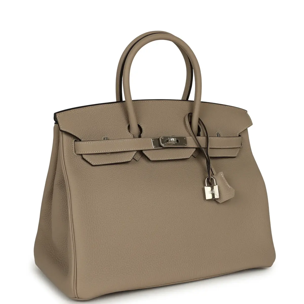 HERMÈS Hermes Birkin 35 Gris Tourterelle Togo Palladium Hardware | Thumbnail 2 HERMÈS Hermes Birkin 35 Gris Tourterelle Togo Palladium Hardware | Thumbnail 2