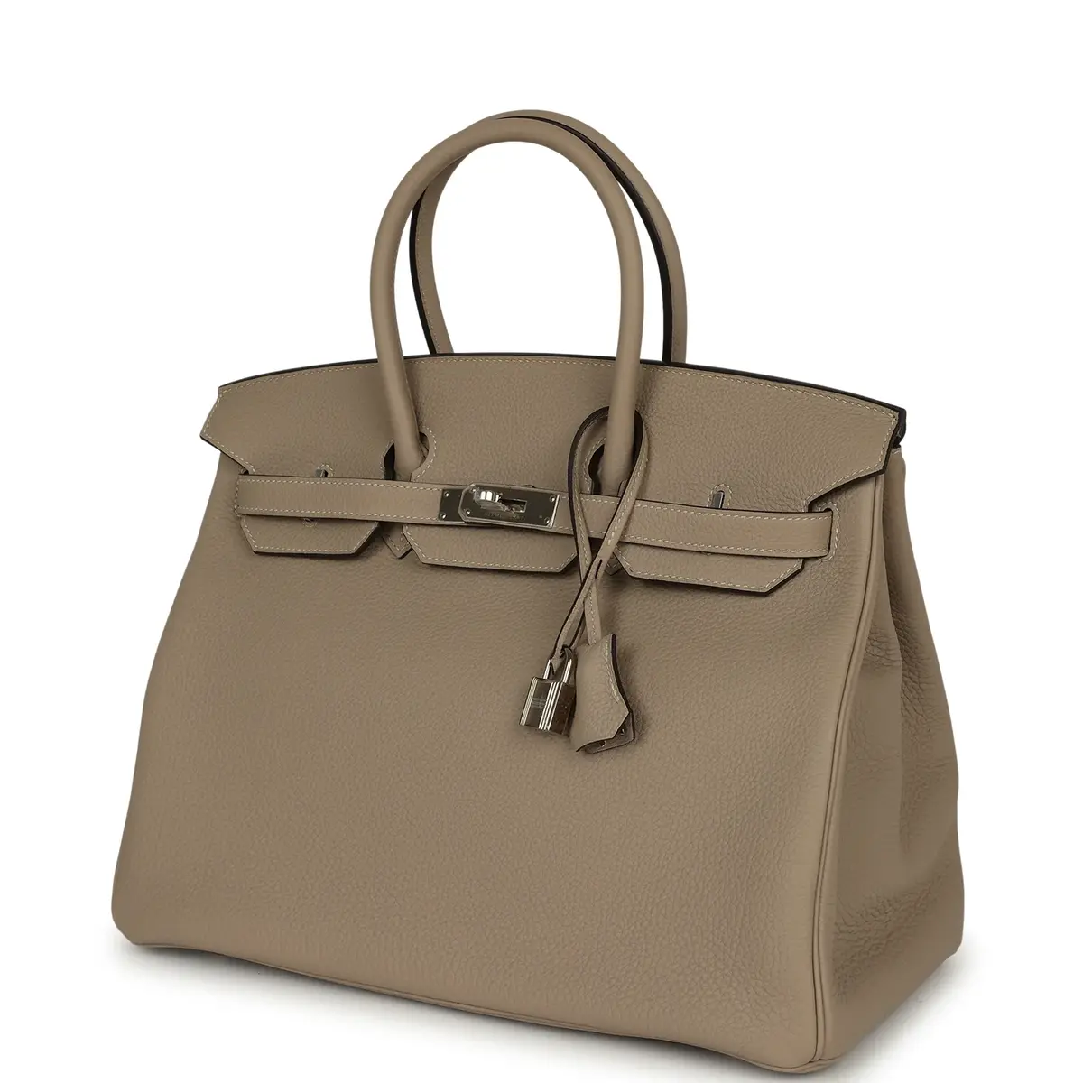 HERMÈS Hermes Birkin 35 Gris Tourterelle Togo Palladium Hardware | Thumbnail 5 HERMÈS Hermes Birkin 35 Gris Tourterelle Togo Palladium Hardware | Thumbnail 5