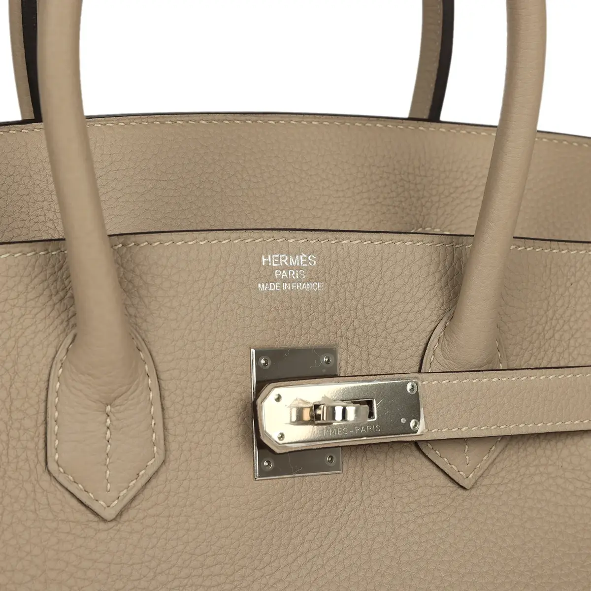 HERMÈS Hermes Birkin 35 Gris Tourterelle Togo Palladium Hardware | Thumbnail 7 HERMÈS Hermes Birkin 35 Gris Tourterelle Togo Palladium Hardware | Thumbnail 7