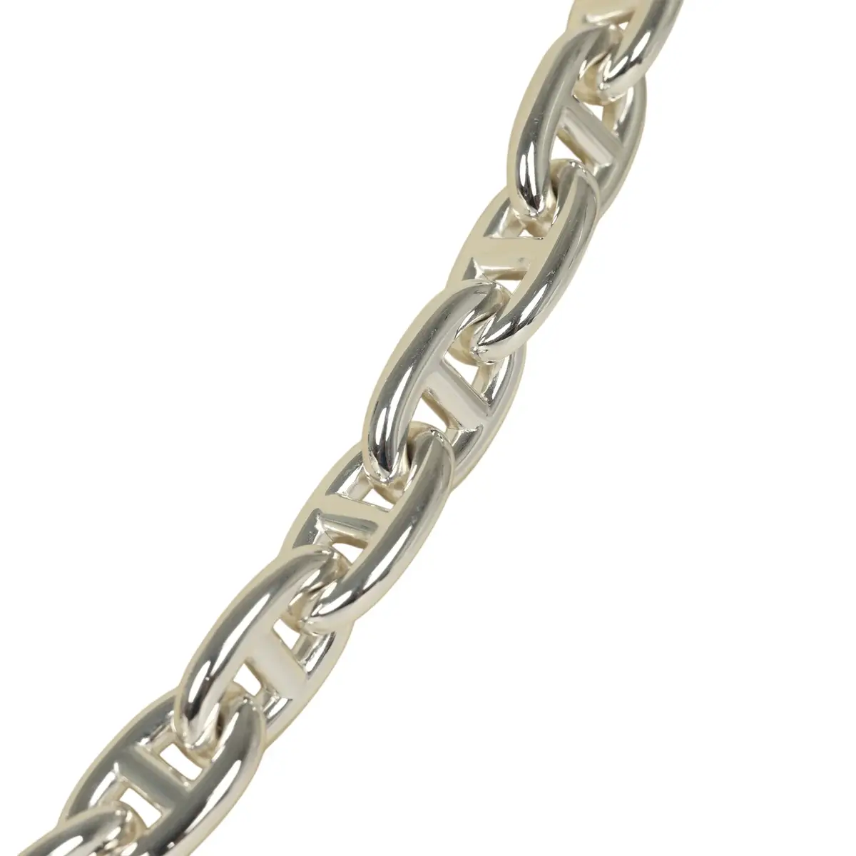 HERMÈS Hermes Chaine D'Ancre Necklace MM Sterling | Thumbnail 3 HERMÈS Hermes Chaine D'Ancre Necklace MM Sterling | Thumbnail 3